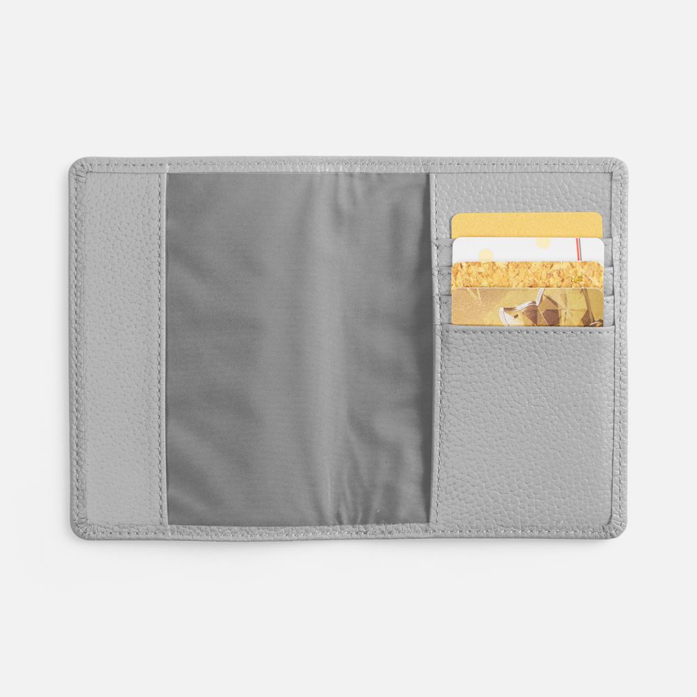 Обложка для паспорта Unison, серая / Миниатюра WWW (1000)