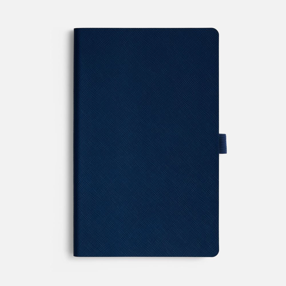 Ежедневник Lungo, недатированный, темно-синий / Миниатюра WWW (1000)