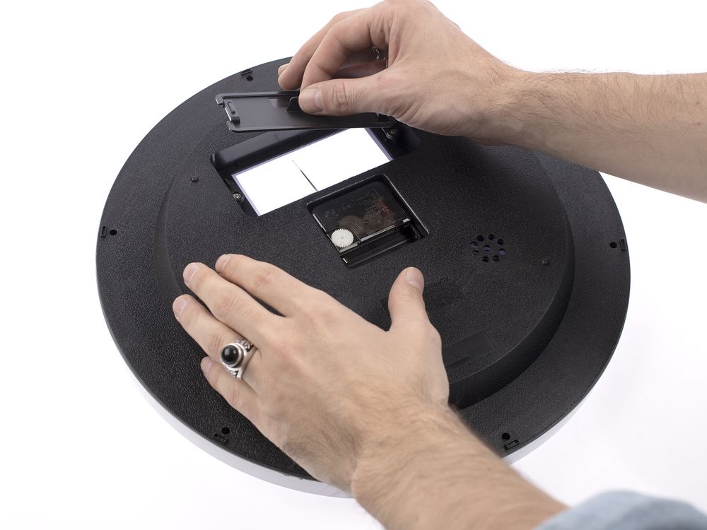 Часы настенные Insert2, белые / Миниатюра WWW (1000)