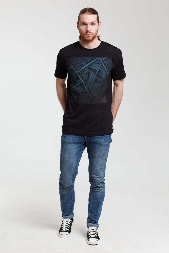 Футболка Illusion, черная / Миниатюра WWW (1000)