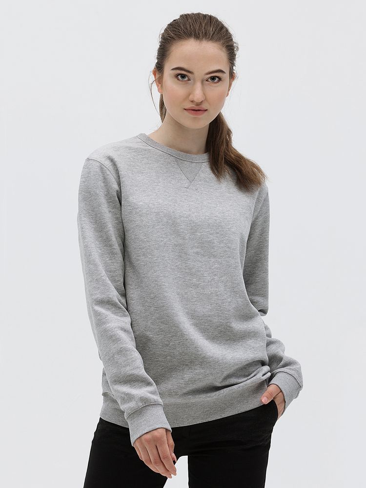 Толстовка унисекс Sully, серый меланж / Миниатюра WWW (1000)