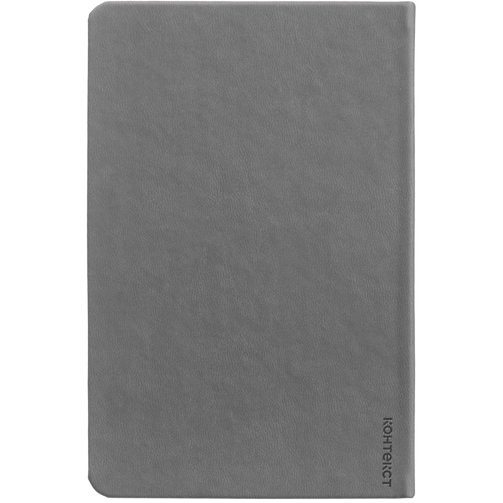 Блокнот Cluster Mini в клетку, серый / Миниатюра WWW (1000)