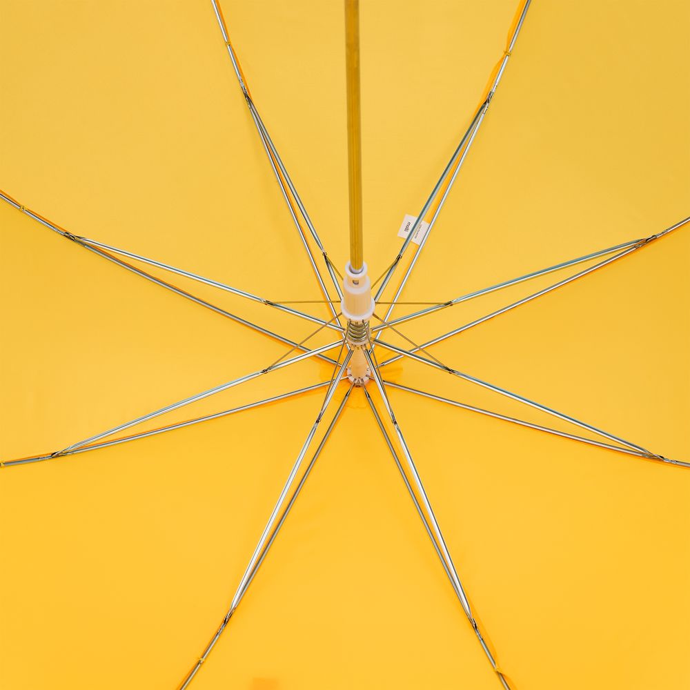 Зонт-трость Promo, желтый / Миниатюра WWW (1000)