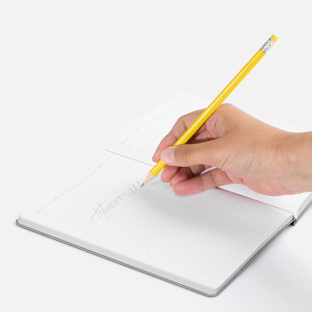 Карандаш простой Triangle с ластиком, желтый / Миниатюра WWW (1000)