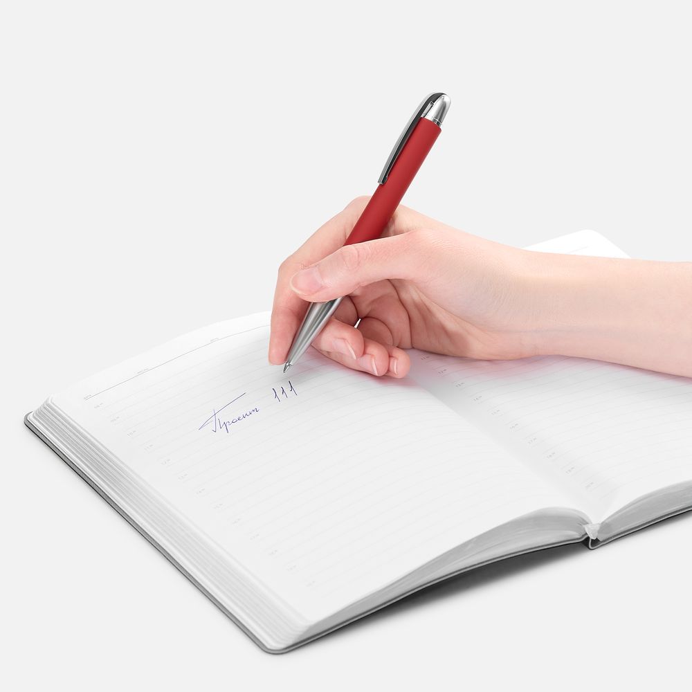 Ручка шариковая Arc Soft Touch, красная / Миниатюра WWW (1000)
