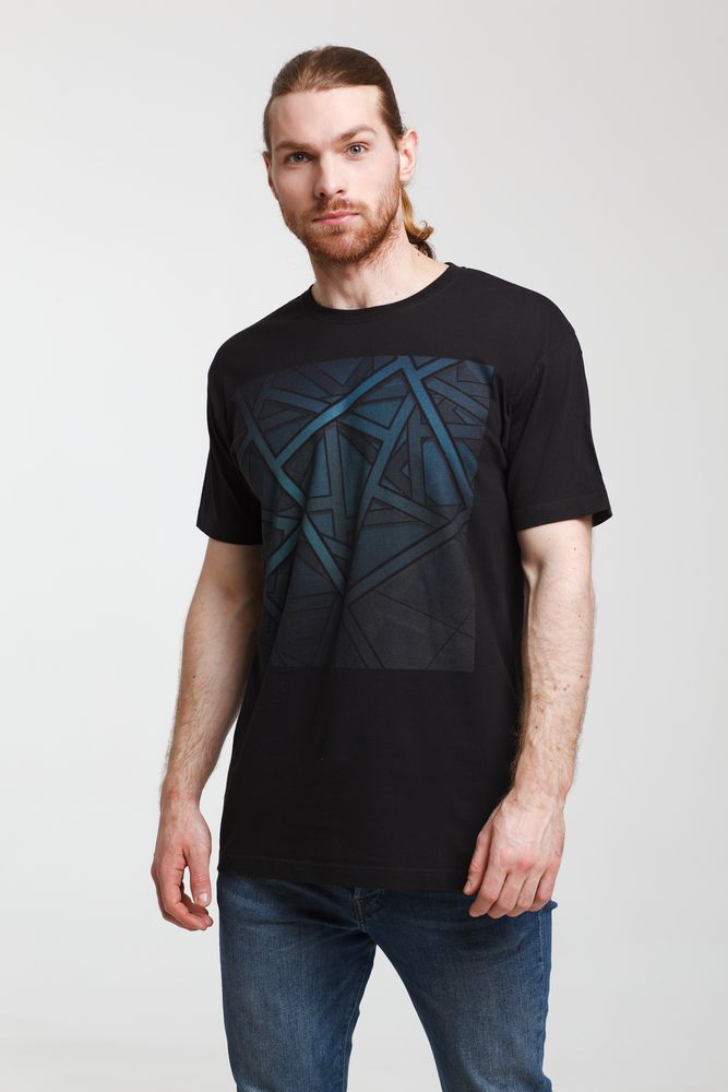 Футболка Illusion, черная / Миниатюра WWW (1000)