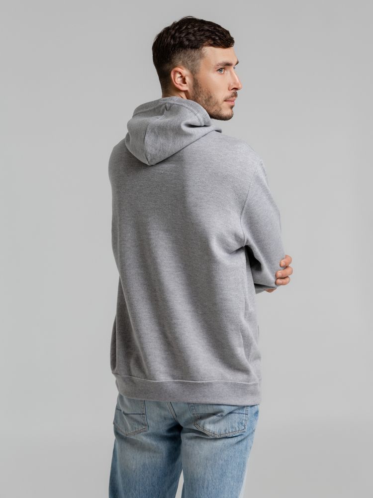 Толстовка с капюшоном Snake II серый меланж / Миниатюра WWW (1000)