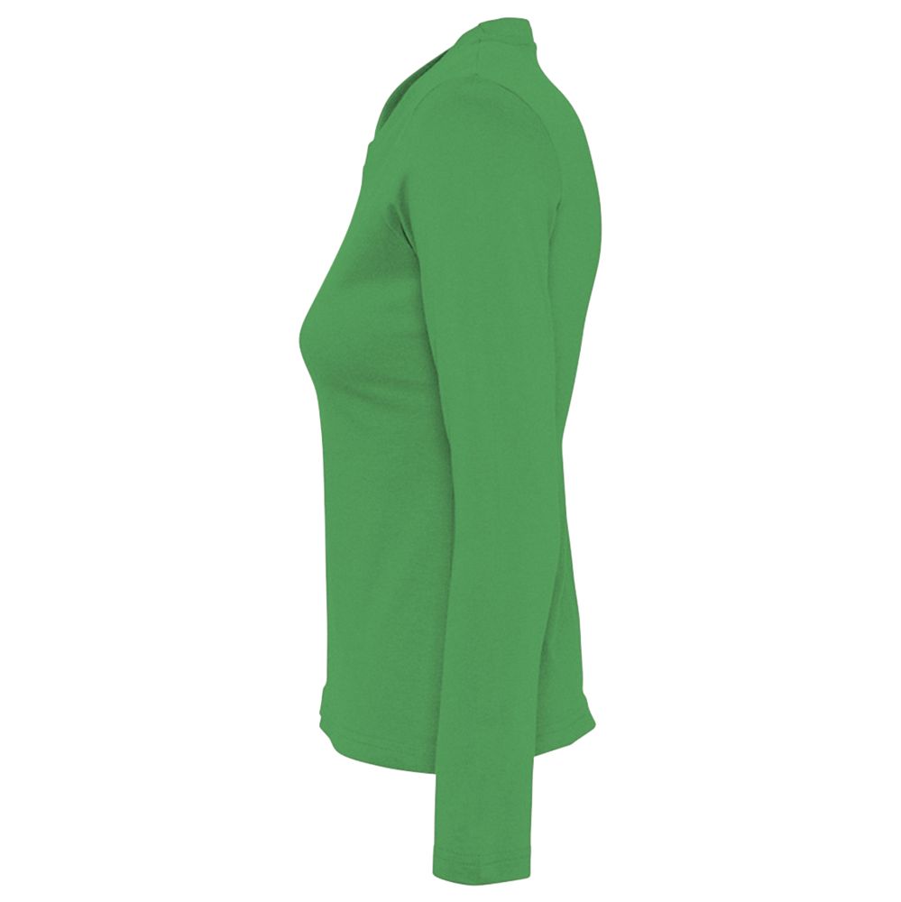Футболка женская с длинным рукавом Majestic 150, ярко-зеленая / Миниатюра WWW (1000)