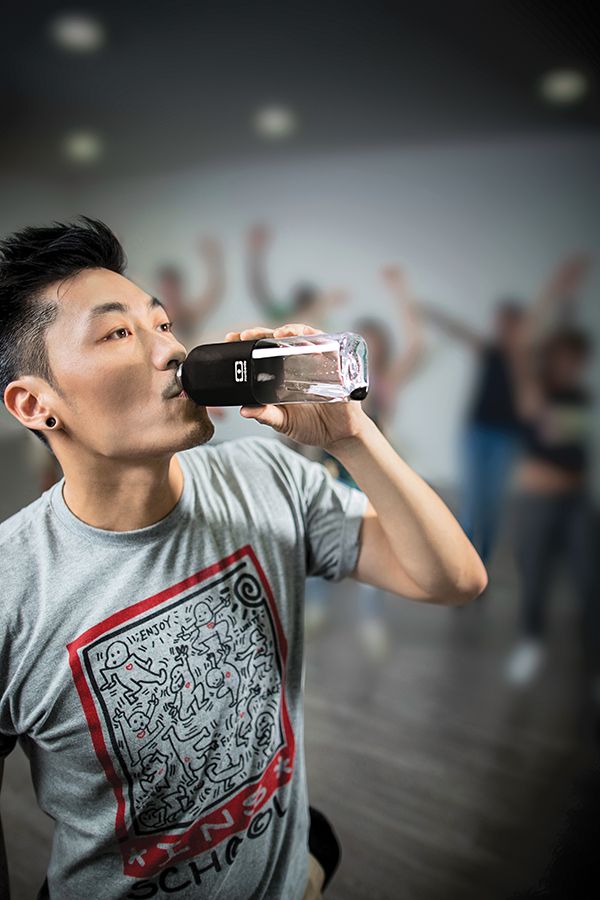 Бутылка MB Positive M, черная / Миниатюра WWW (1000)