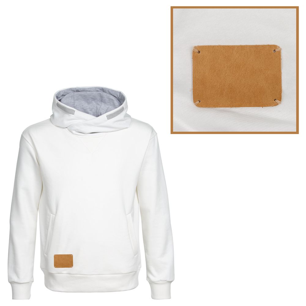 Лейбл кожаный Beta, М, бежевый / Миниатюра WWW (1000)