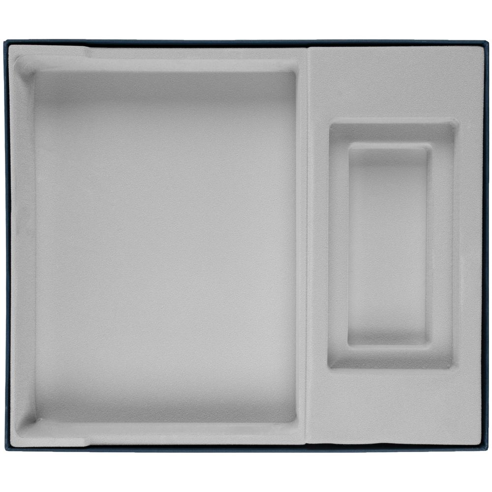 Коробка Overlap под ежедневник и аккумулятор, синяя / Миниатюра WWW (1000)