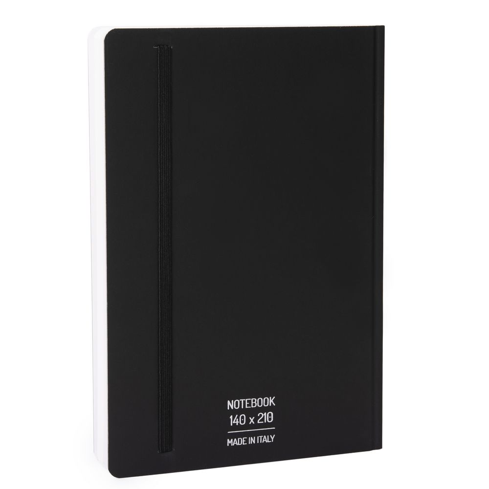 Тетрадь из каменной бумаги Stone Paper, черная, без линовки / Миниатюра WWW (1000)