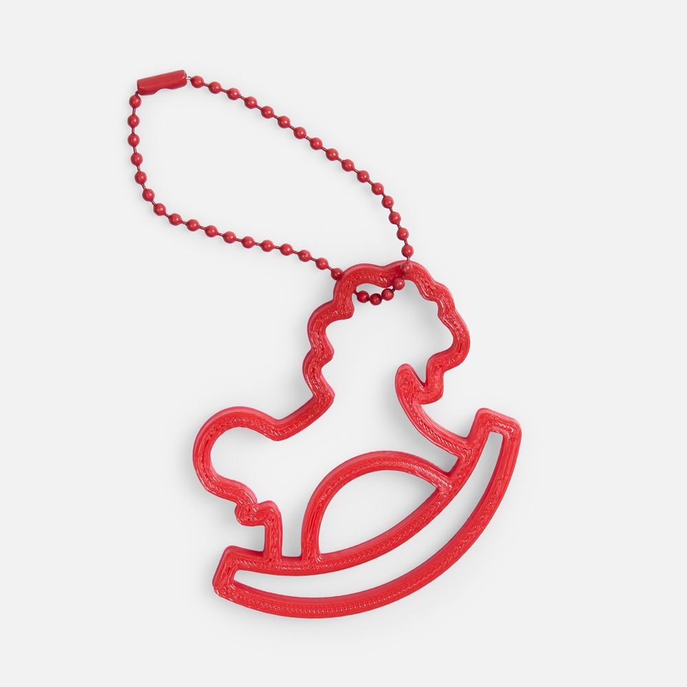 Цепочка для крепления Sharic, красная / Миниатюра нанесения (1000)