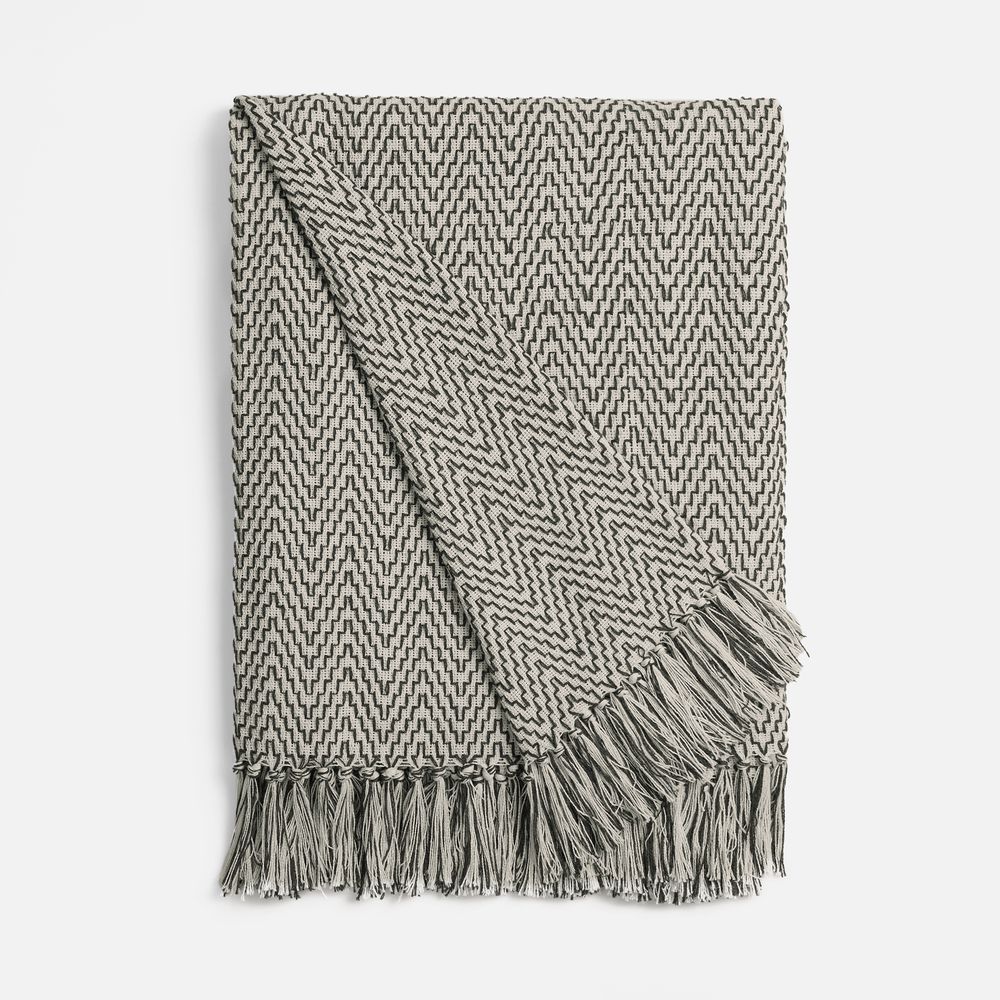 Плед Saltoro, темно-серый / Миниатюра WWW (1000)