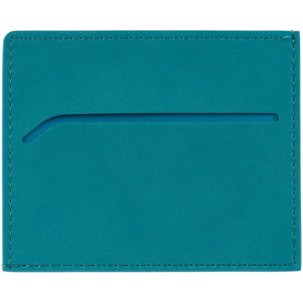 Чехол для карточек Nubuk, бирюзовый / Миниатюра WWW (1000)