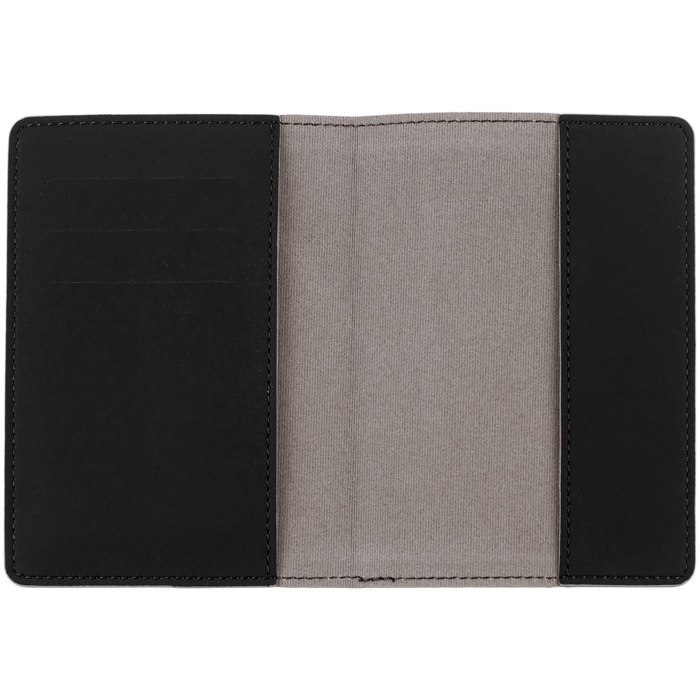 Обложка для паспорта Shall Simple, черный / Миниатюра WWW (1000)