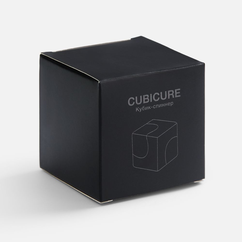 Кубик-спиннер Cubicure, черный / Миниатюра WWW (1000)