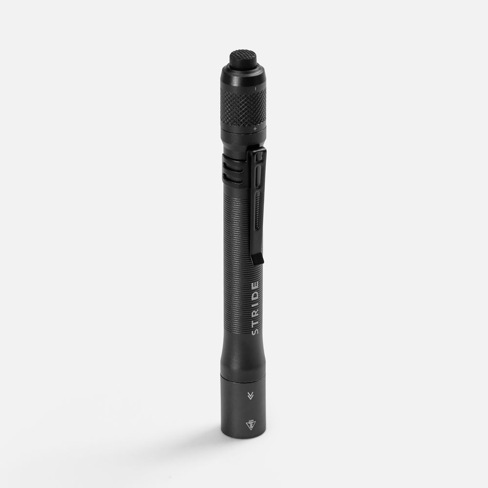 Фонарик с фокусировкой луча Fokus, серо-синий / Миниатюра WWW (1000)