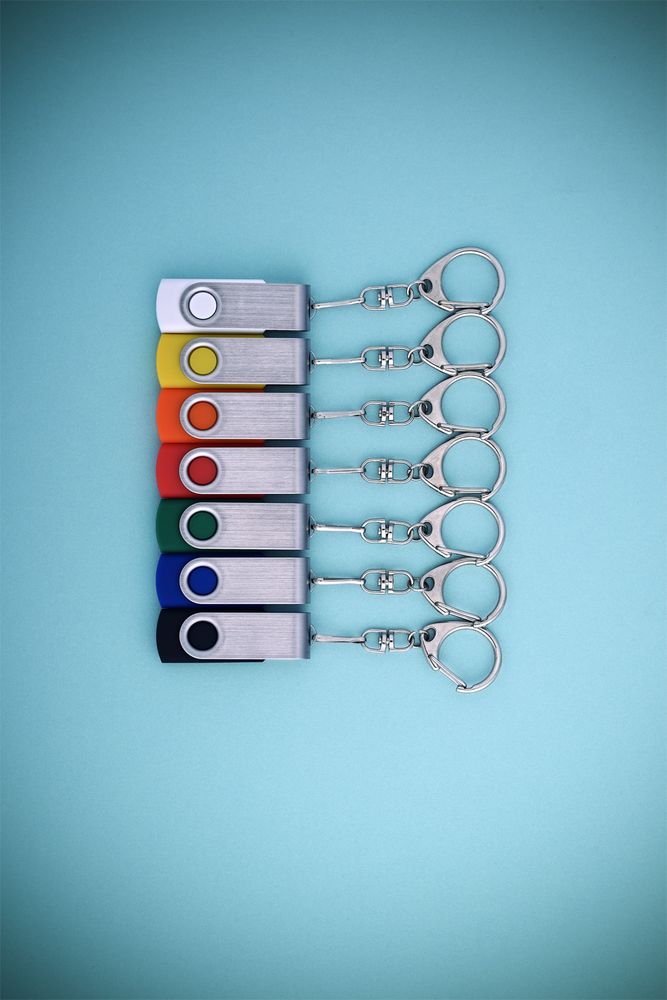 Флешка Twist, красная, 8 Гб / Миниатюра WWW (1000)