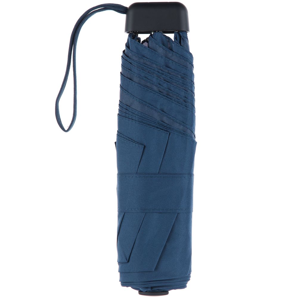 Зонт складной Carbonsteel Slim, темно-синий / Миниатюра WWW (1000)