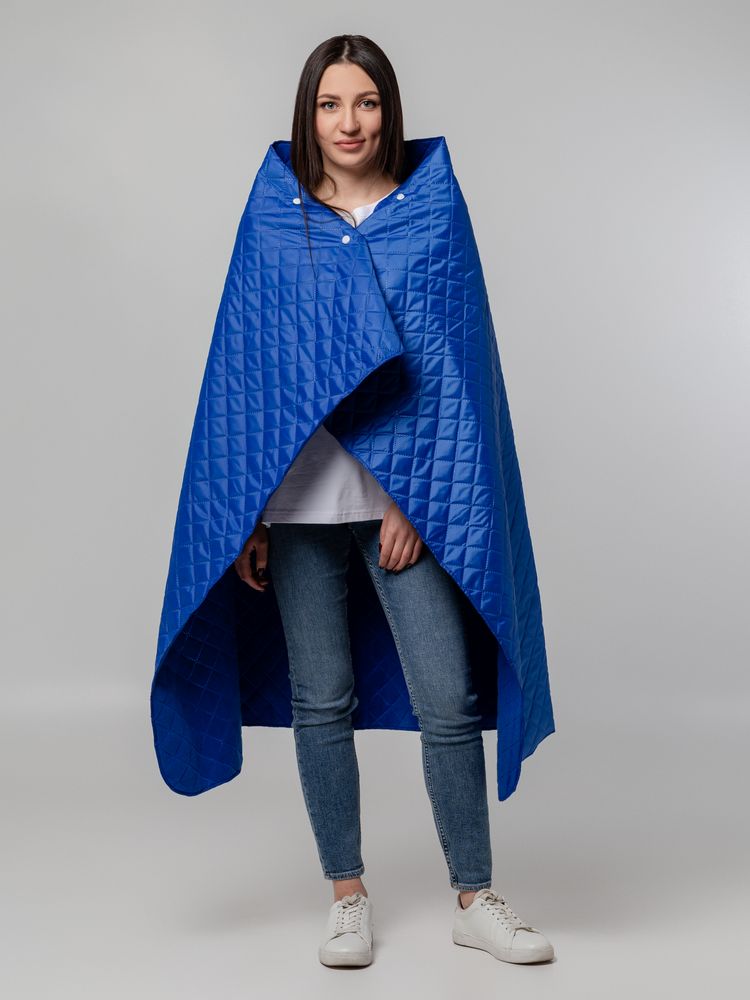 Плед-пончо для пикника SnapCoat, синий / Миниатюра WWW (1000)