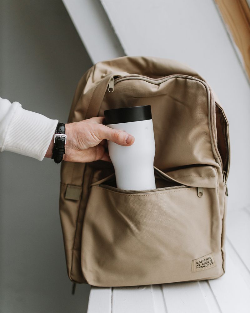 Термостакан Tumbler 350, вакуумный, белый / Миниатюра WWW (1000)