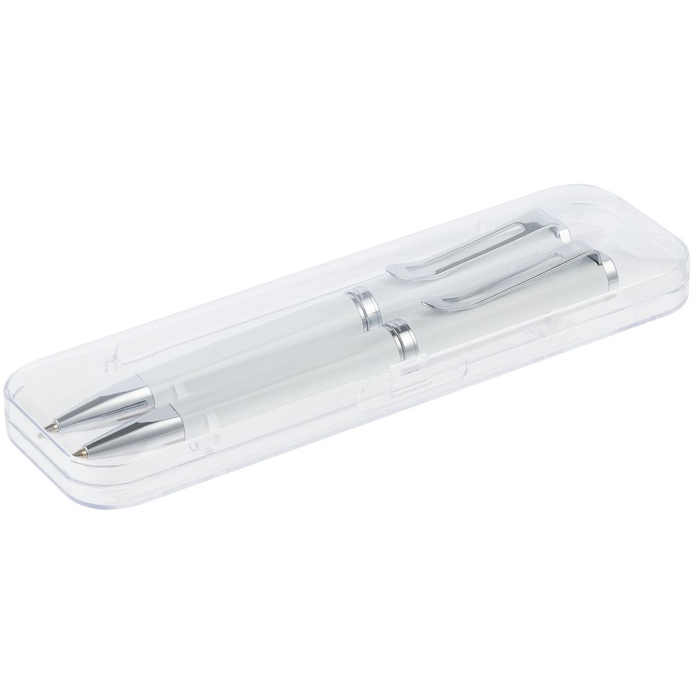 Набор Phase: ручка и карандаш, белый / Миниатюра WWW (1000)