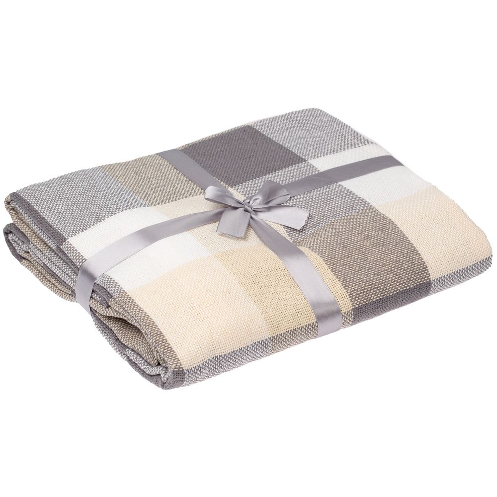 Плед London XL, серо-бежевый / Миниатюра WWW (1000)