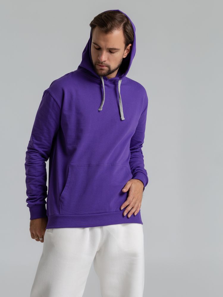 Толстовка с капюшоном Unit Kirenga, фиолетовая / Миниатюра WWW (1000)