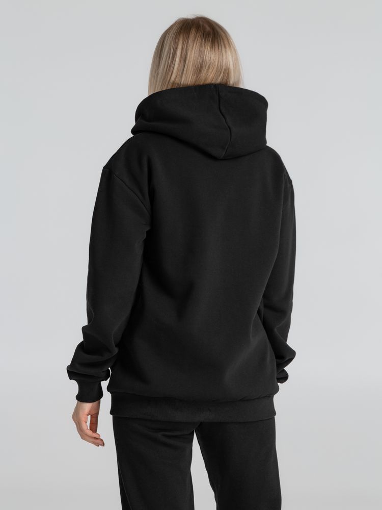 Толстовка на молнии с капюшоном Unit Siverga Heavy, черная / Миниатюра WWW (1000)