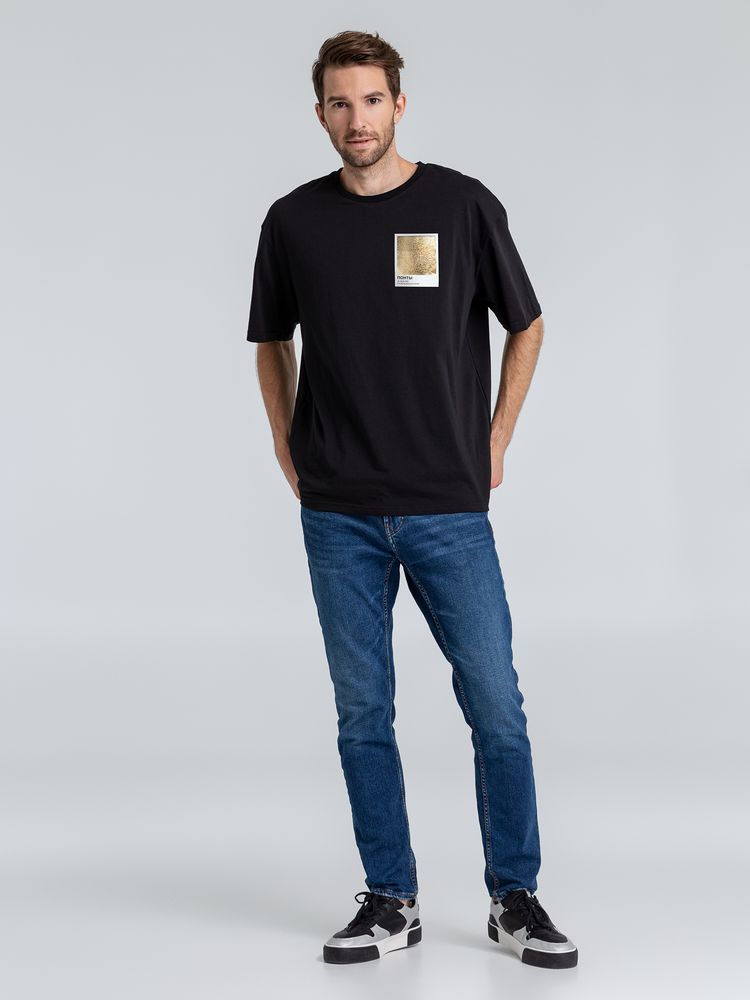 Футболка оверсайз «Понты», черная / Миниатюра WWW (1000)