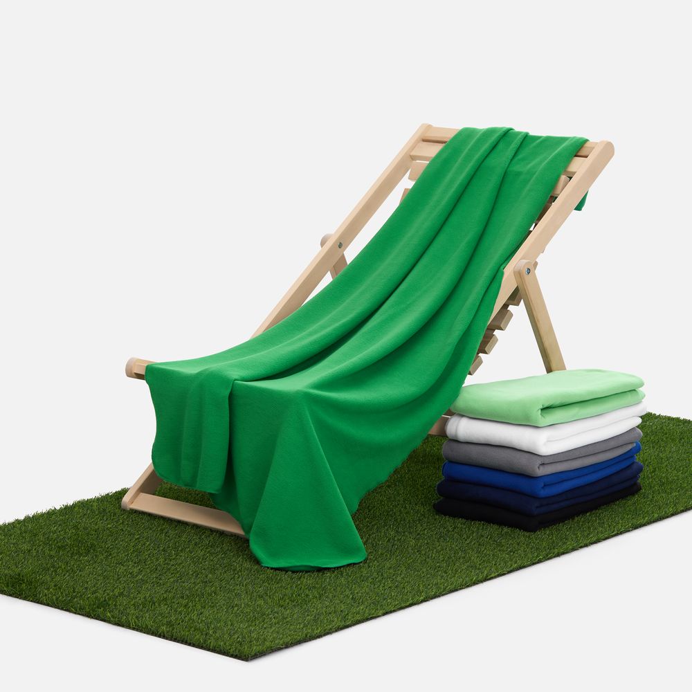 Флисовый плед Warm&Peace, зеленый / Миниатюра WWW (1000)