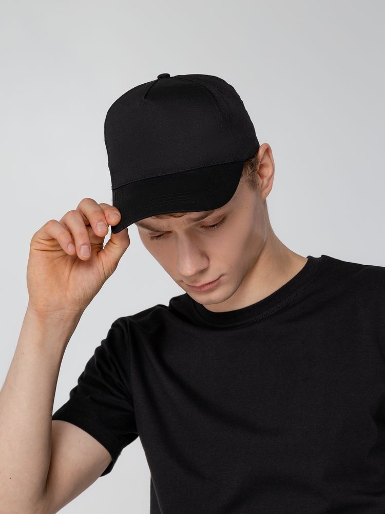 Бейсболка Promo, черная / Миниатюра WWW (1000)