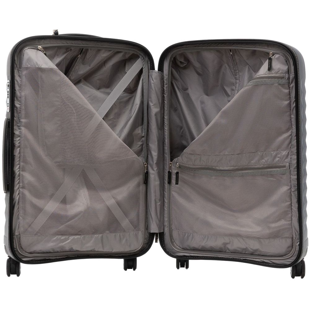 Чемодан E-Lite M, черный / Миниатюра WWW (1000)