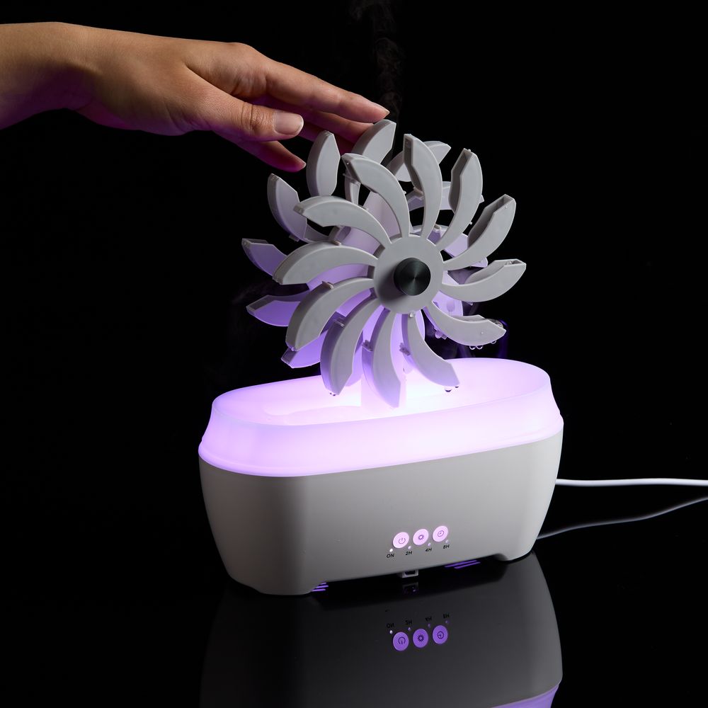 Увлажнитель-ароматизатор Steam Spin, белый с серым / Миниатюра WWW (1000)