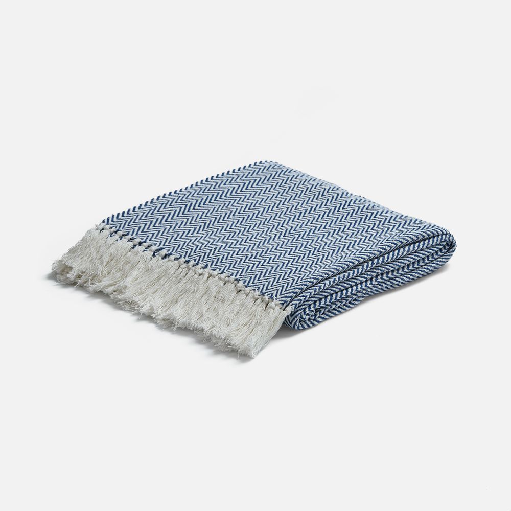 Плед Landour, синий / Миниатюра WWW (1000)