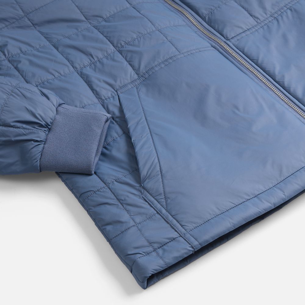 Куртка унисекс Warmbridge, синяя (джинс) / Миниатюра WWW (1000)