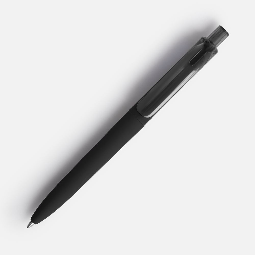 Ручка шариковая Prodir DS8 PRR-Т Soft Touch, черная / Миниатюра WWW (1000)