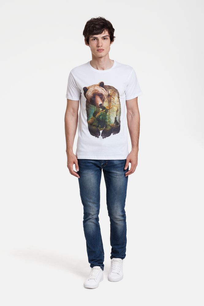 Футболка Bruin, белая / Миниатюра WWW (1000)