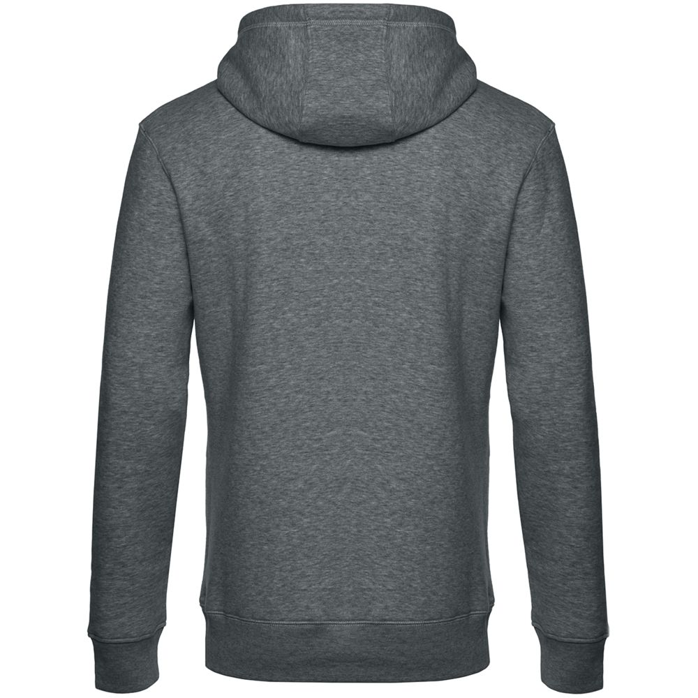 Толстовка с капюшоном унисекс King, темно-серый меланж / Миниатюра WWW (1000)