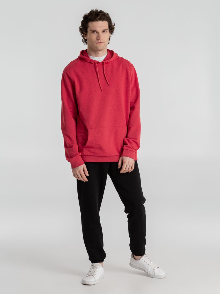 Толстовка с капюшоном унисекс Hoodie, красный меланж / Миниатюра WWW (1000)