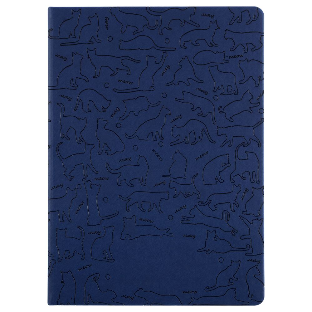 Ежедневник «Эрмитажные коты», синий, уценка / Миниатюра WWW (1000)