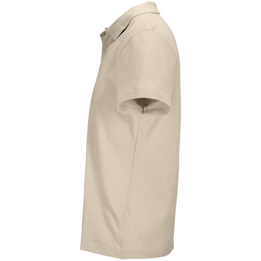 Рубашка поло унисекс Pulse, бежевая (льняная) / Миниатюра WWW (1000)