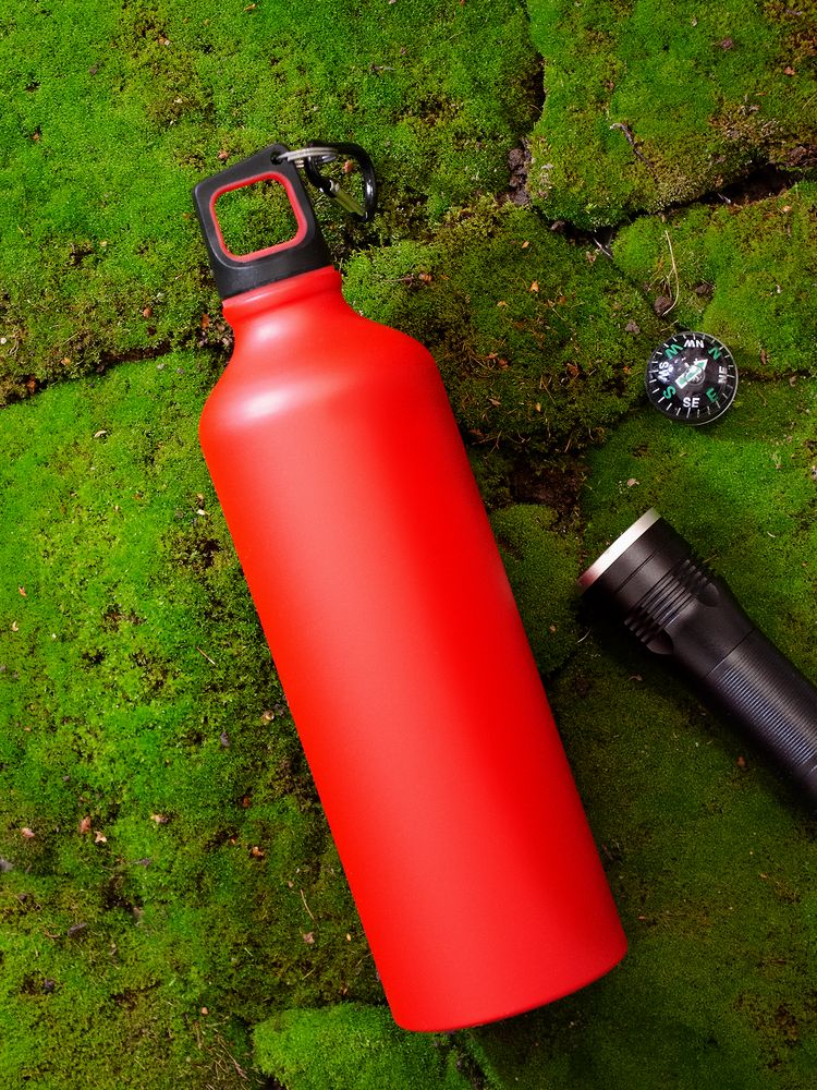 Бутылка для воды Al, красная / Миниатюра WWW (1000)