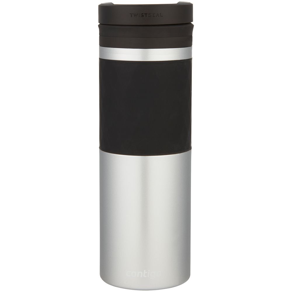 Термостакан Twistseal Glaze, вакуумный, серебристый / Миниатюра WWW (1000)