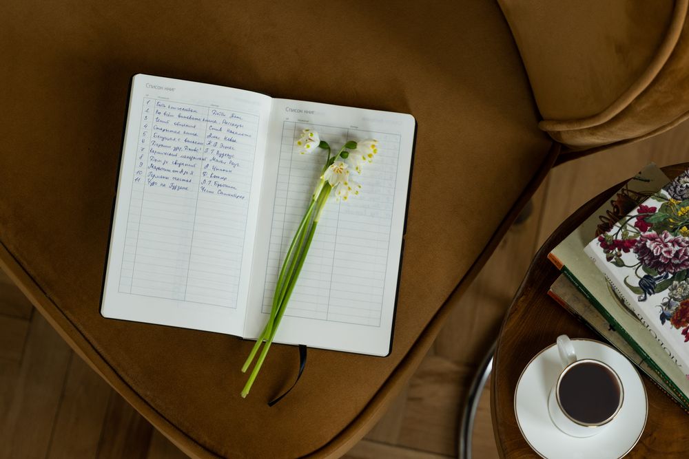 Ежедневник Nubuk, недатированный, черный / Миниатюра WWW (1000)