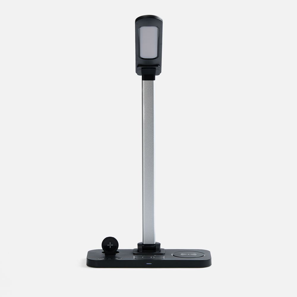 Настольная лампа с беспроводной зарядкой Power Light, черная / Миниатюра WWW (1000)