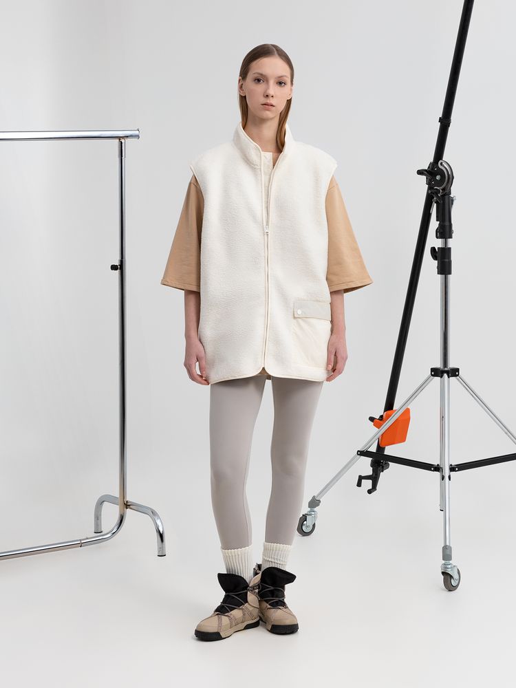 Жилет унисекс Oblako, молочно-белый / Миниатюра WWW (1000)