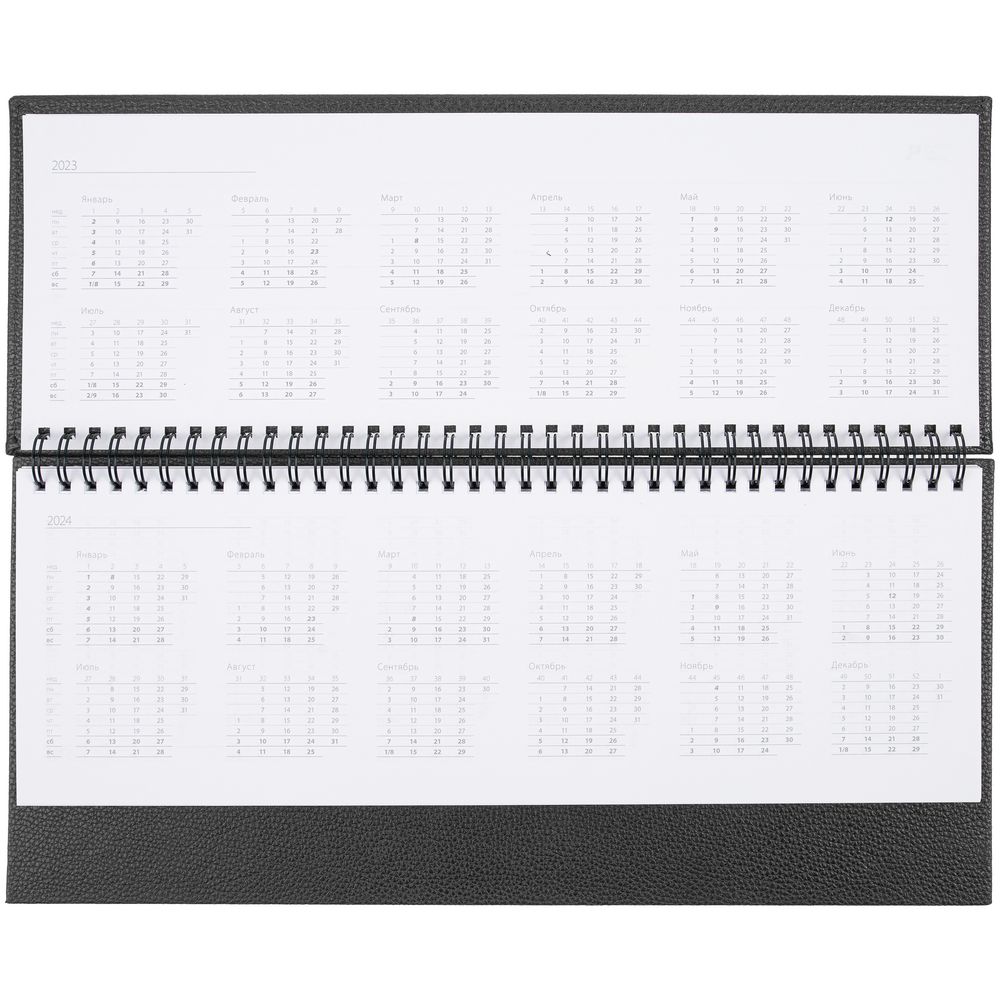 Планинг Sagrin, недатированный, темно-серый / Миниатюра WWW (1000)