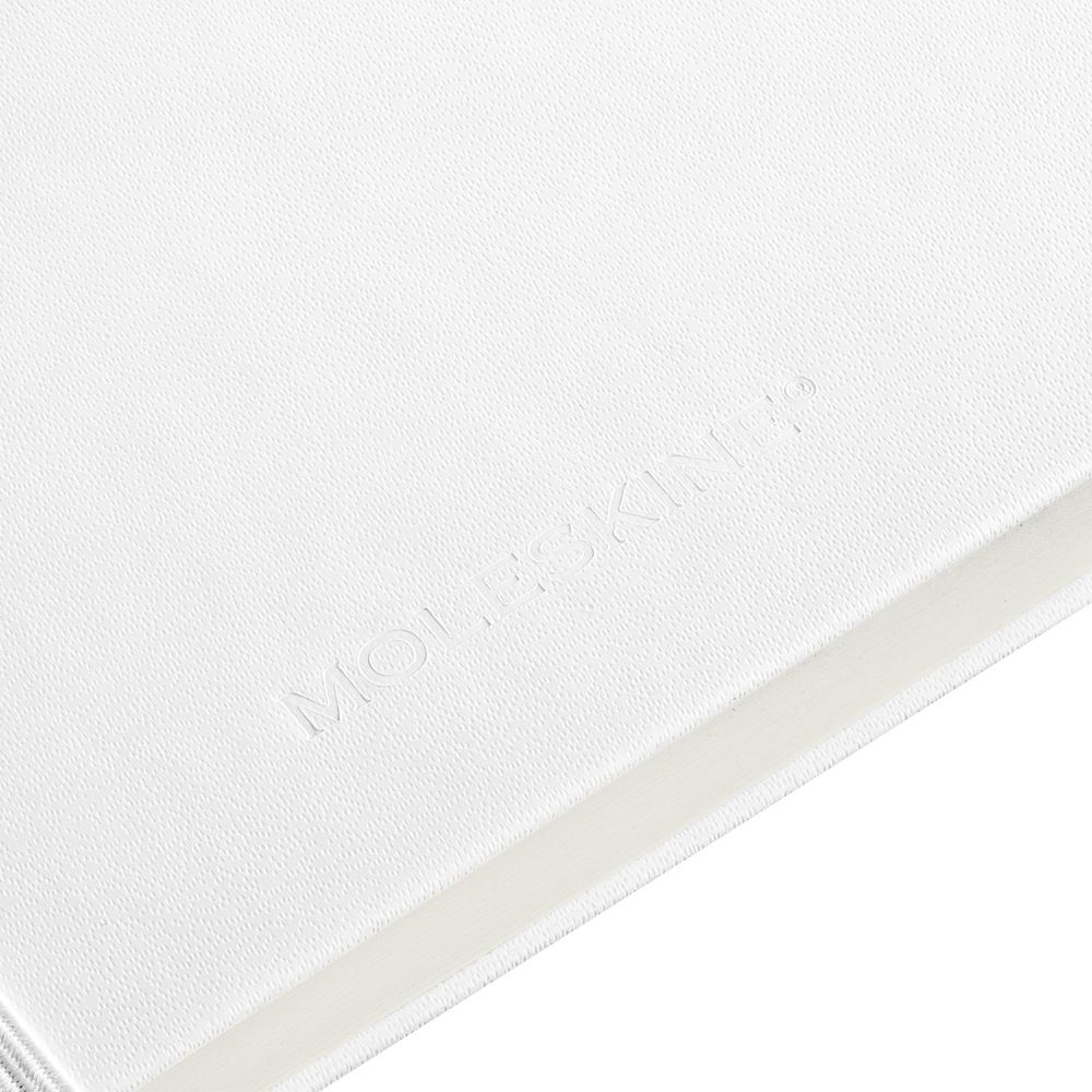 Записная книжка Moleskine Classic Large, в линейку, белая / Миниатюра WWW (1000)